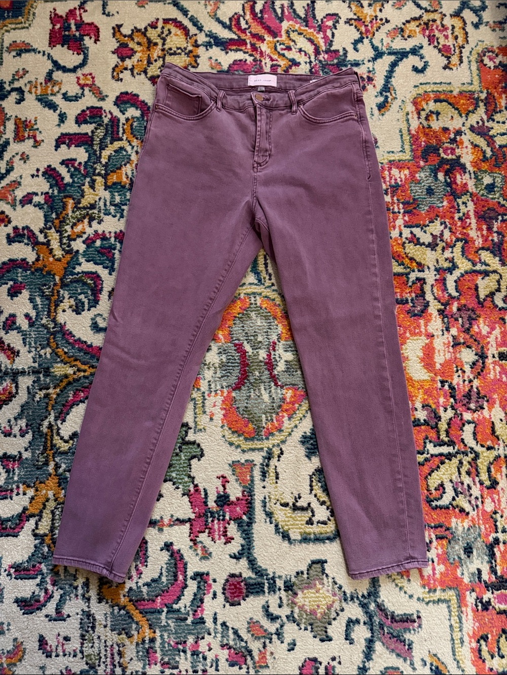 Dear John Slim Skinny Jeans in Dusty Plum